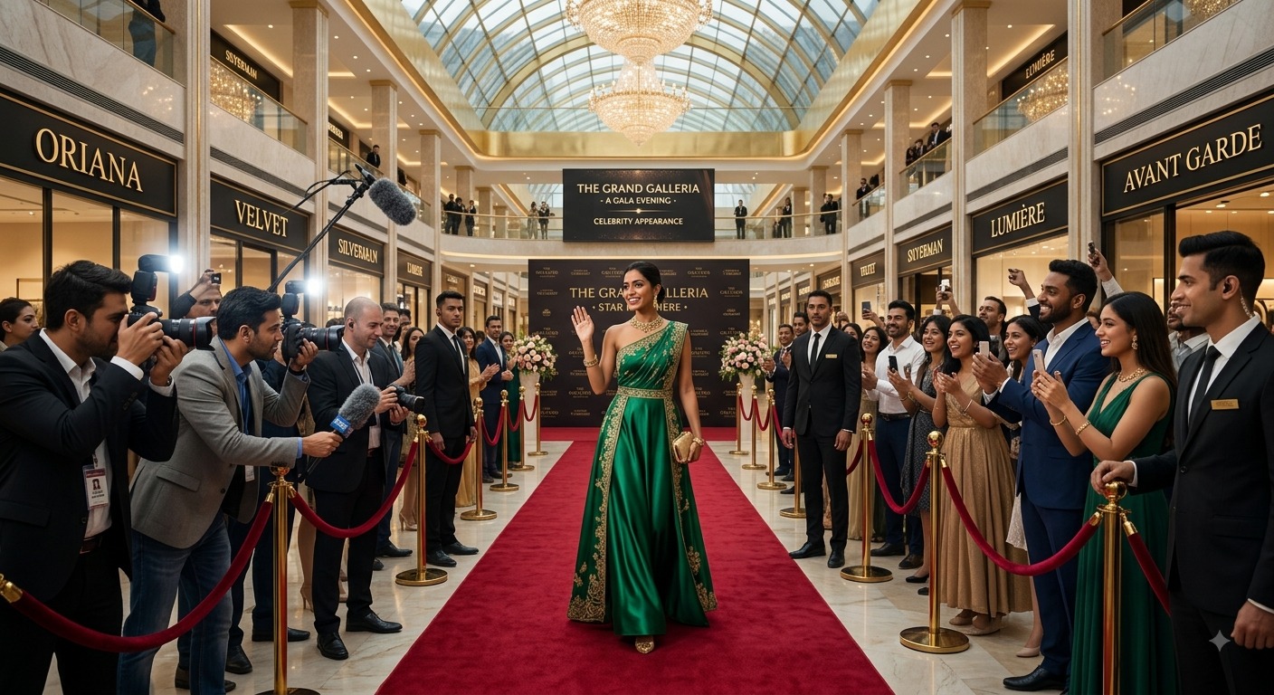 Red carpet arrival