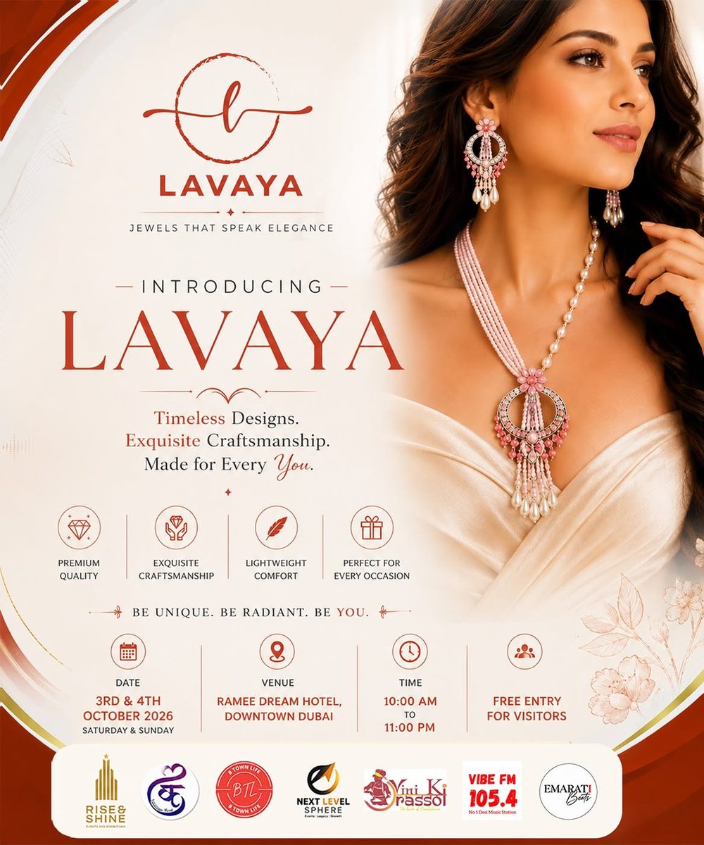Lavaya &mdash; jewels that speak elegance, at Rise & Shine Dubai 2026