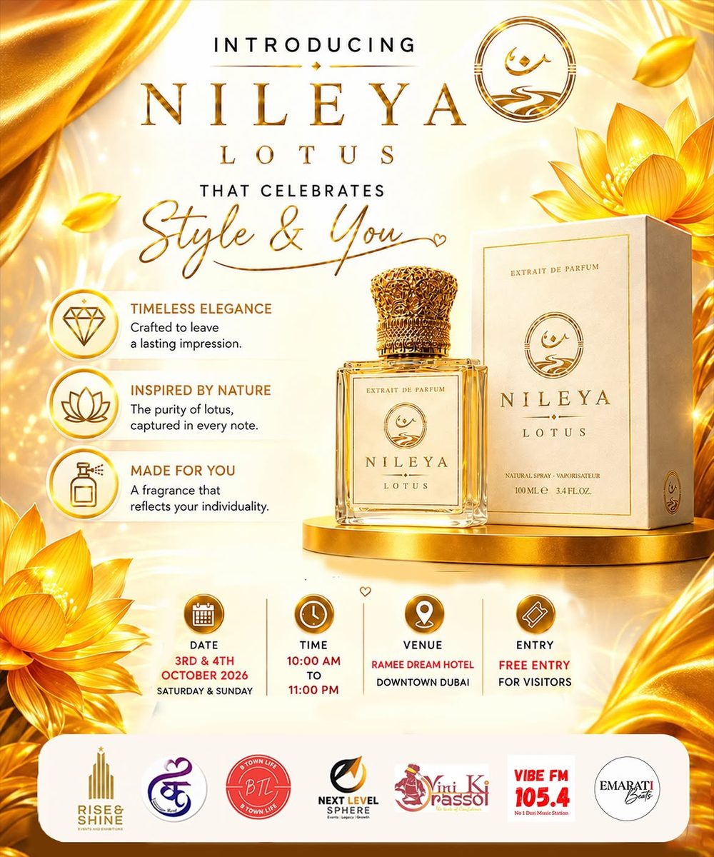 Nileya Lotus extrait de parfum at Rise & Shine Dubai 2026