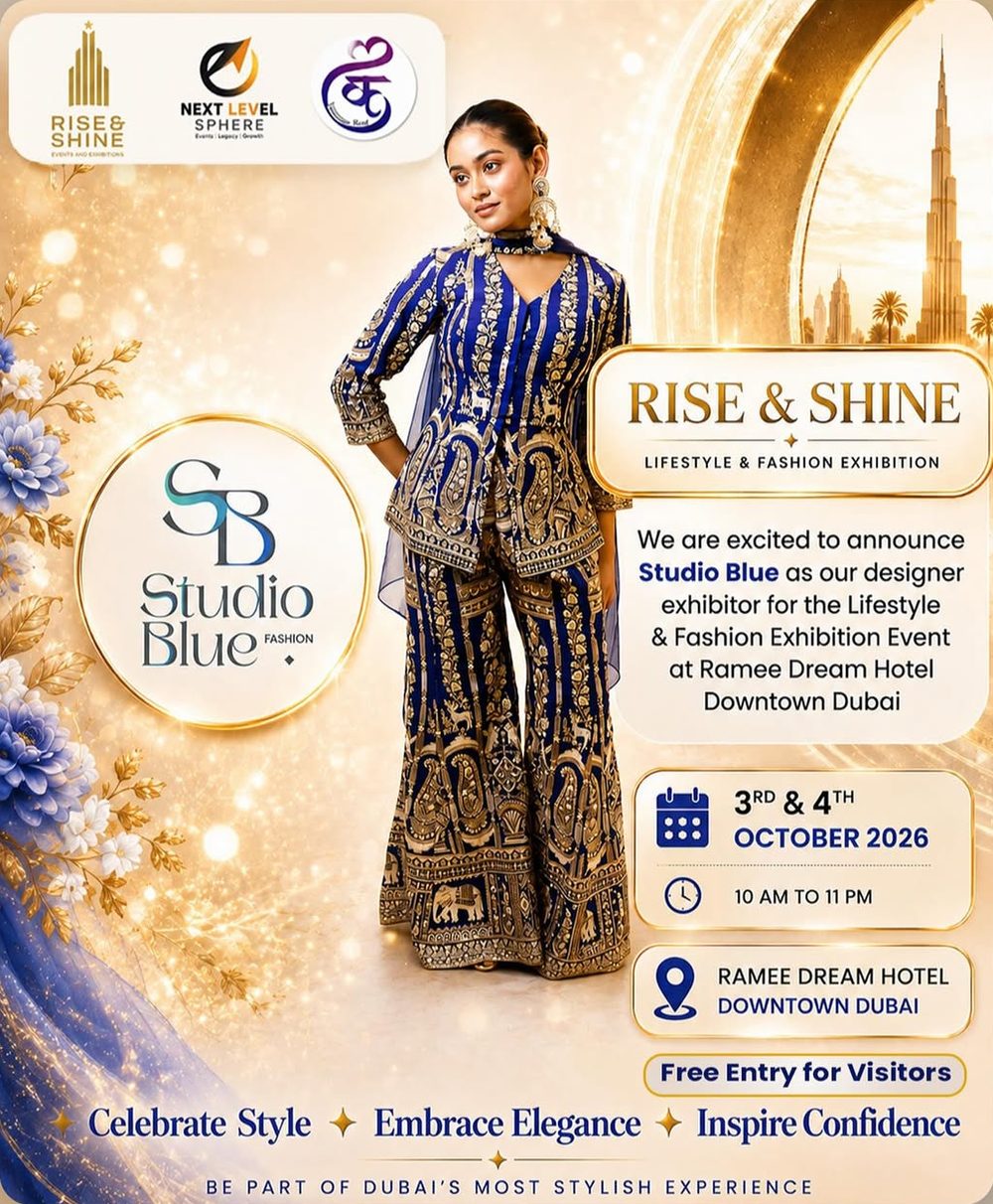 Studio Blue Fashion, designer exhibitor at Rise & Shine Dubai 2026