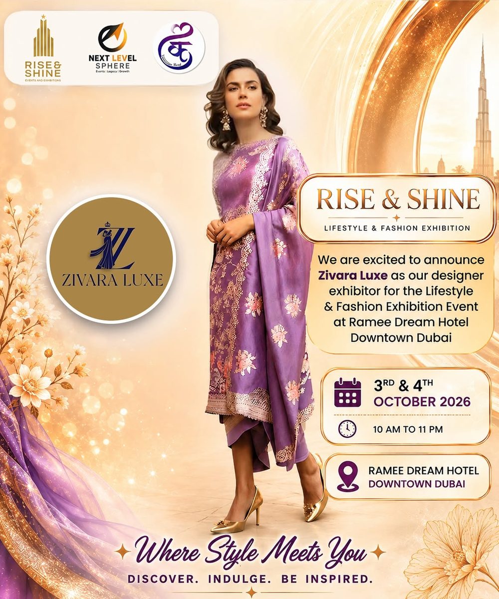 Zivara Luxe, designer exhibitor at Rise & Shine Dubai 2026